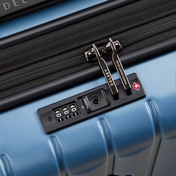 Delsey Paris Longitude 4 ruote Carrello della cabina 55 cm con piega di espansione