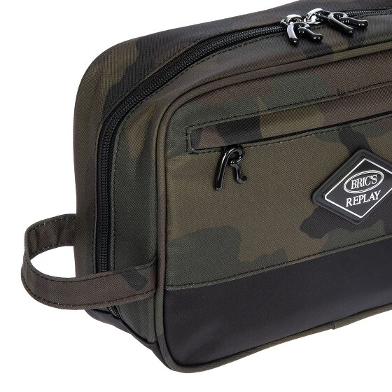Bric's Replay Camouflage Borsa da toilette 25 cm