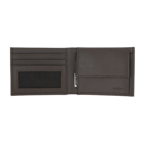 oxmox Leather Portafoglio Protezione RFID Vera Pelle 11 cm