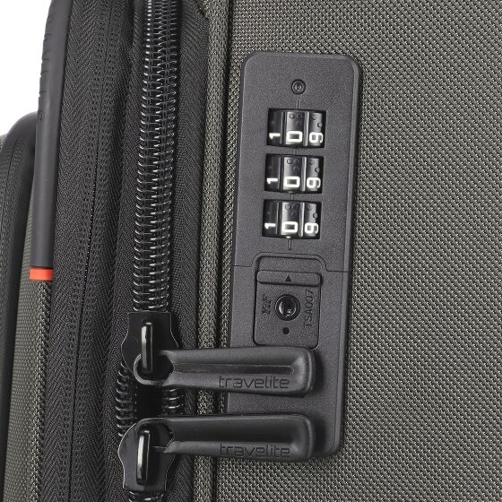 Travelite Crosslite 5.0 4 ruote Carrello L 77 cm con piega di espansione