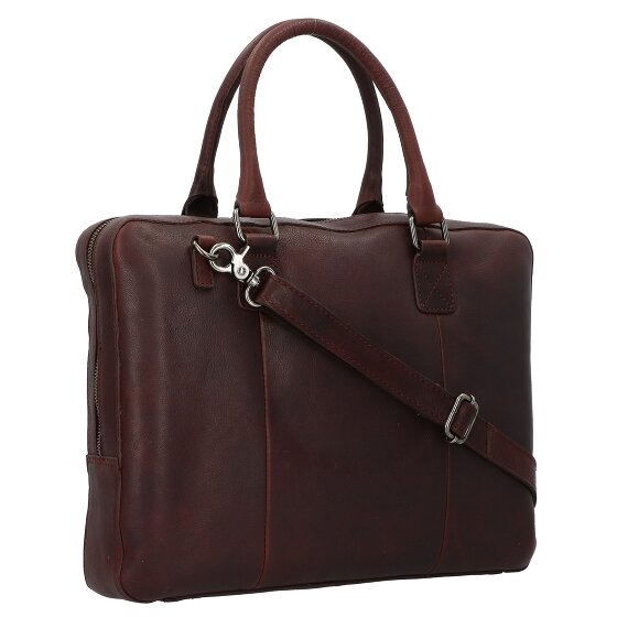 Burkely Antique Avery Cartella in pelle 38 cm Scomparto per computer portatile