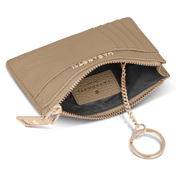 Lazarotti Bologna Portachiavi in pelle 11,5 cm con scomparto per air tag