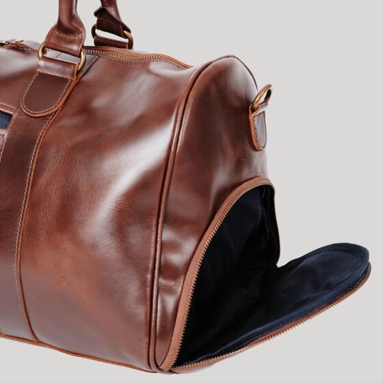 Buckle & Seam Collin Borsa da viaggio Weekender Pelle 48 cm