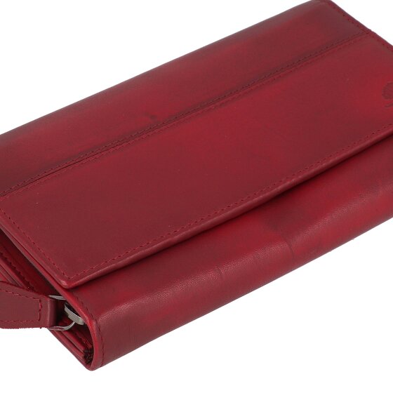 Greenburry Destressed Portafoglio Protezione RFID Pelle 18.5 cm