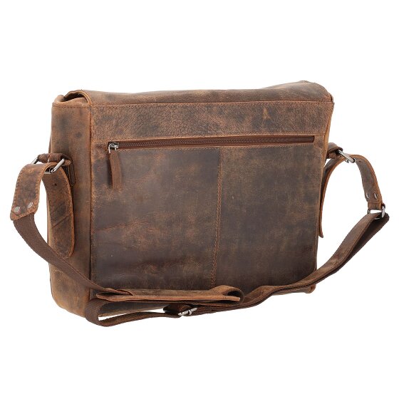 Pride and Soul Ben borsa a tracolla in pelle 33 cm scomparto per laptop