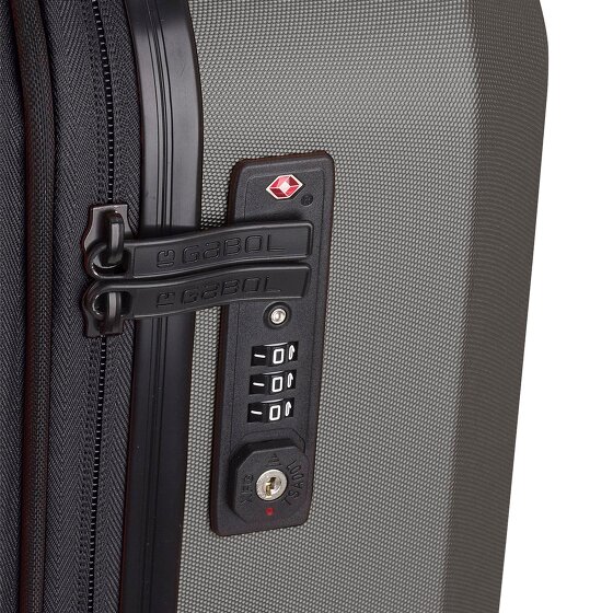 Gabol Montreal 4 ruote Set di valigie 3 pezzi con piega di espansione