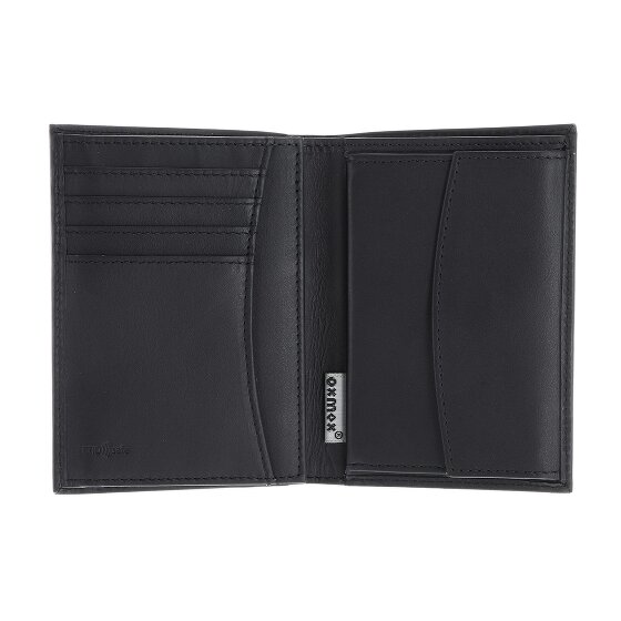 oxmox Leather Portafoglio Protezione RFID Vera Pelle 13 cm