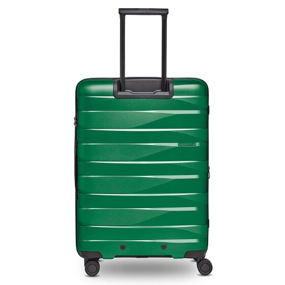 Bergpfeil Set di valigie da viaggio a 4 ruote, 3 pezzi, con ripiegamento elastico