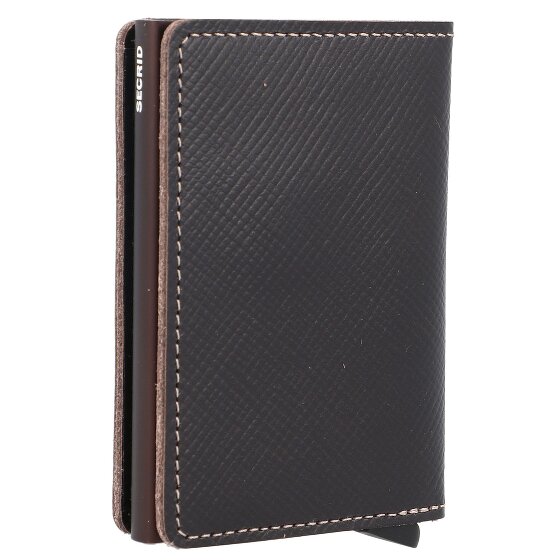 Secrid Slimwallet Saffiano Custodia per carte di credito RFID in pelle 7 cm