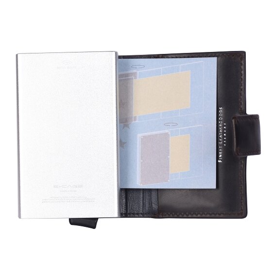 Maître Birkheim C-Three Custodia per carta di credito Protezione RFID Pelle 6.5 cm