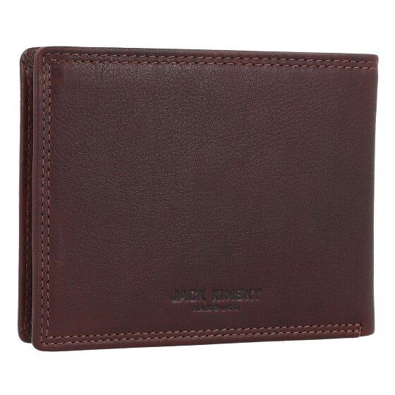 Jack Kinsky Portafoglio Protezione RFID Pelle 12 cm