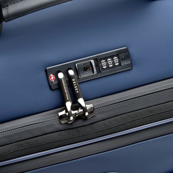 Delsey Paris Turenne Soft 4 ruote Carrello 68 cm con piega di espansione