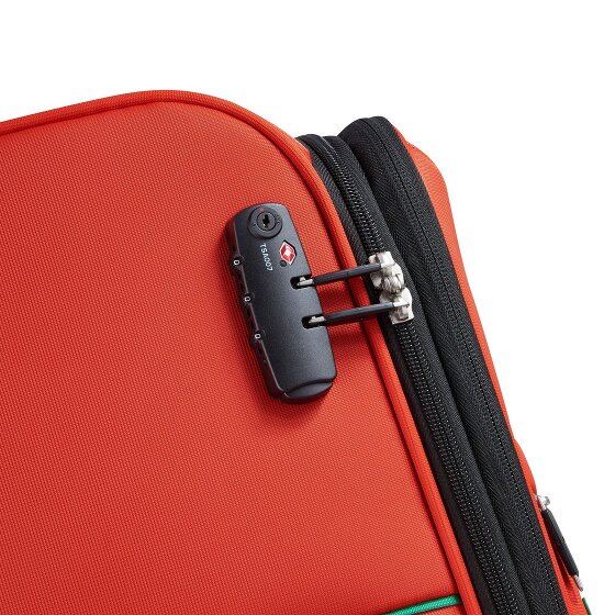 Delsey Paris x United Colors of Benetton Colour Block Trolley a 4 ruote da 77 cm con piega ad espansione