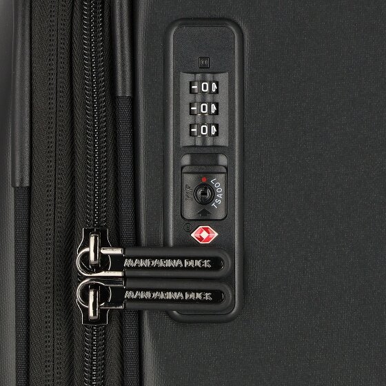 Mandarina Duck Eco Coated 4 ruote Carrello L 78 cm con piega di espansione