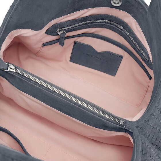 LES VISIONNAIRES Paz Weave Borsa a spalla Vera Pelle 44 cm