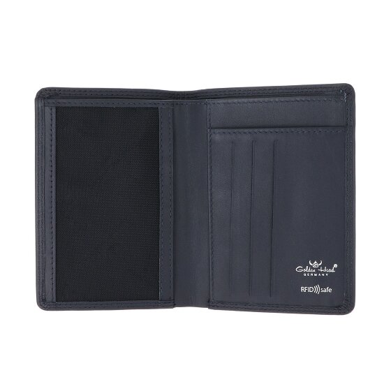 Golden Head Polo Identity Card Case RFID in pelle 9 cm