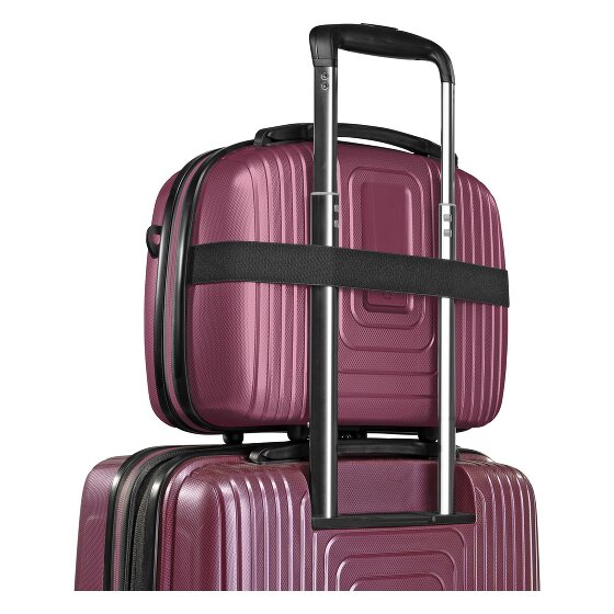 Redolz Set di valigie Essentials 14 2 pezzi trolley da cabina con piega elastica + beauty case