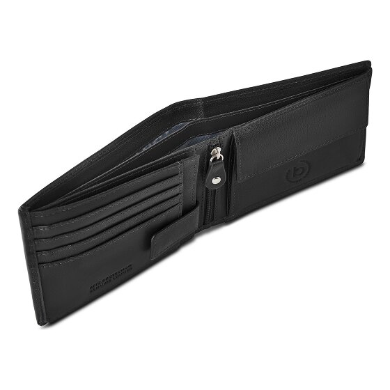 bugatti Valencia Portafoglio Protezione RFID Vera Pelle 12 cm