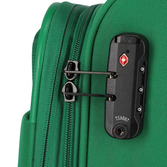 Travelite Rügen 4 ruote Set di valigie 3 pezzi con piega di espansione
