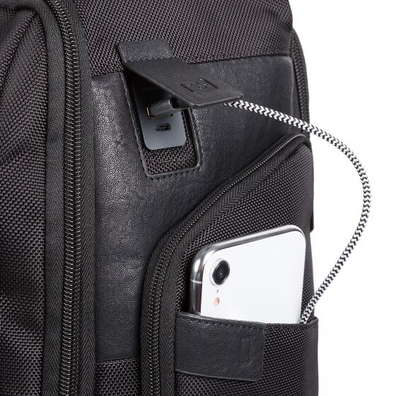 Piquadro Brief 2-Wheel Backpack Trolley 53 cm Scomparto per laptop