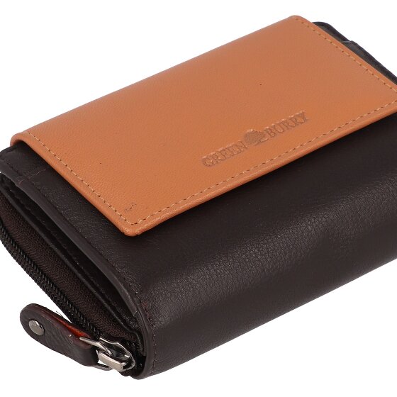 Greenburry Nappa Portafoglio Protezione RFID Pelle 14 cm