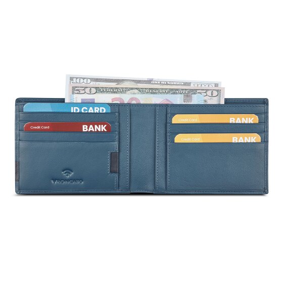 Roncato Monaco Portafoglio Protezione RFID Pelle 11 cm