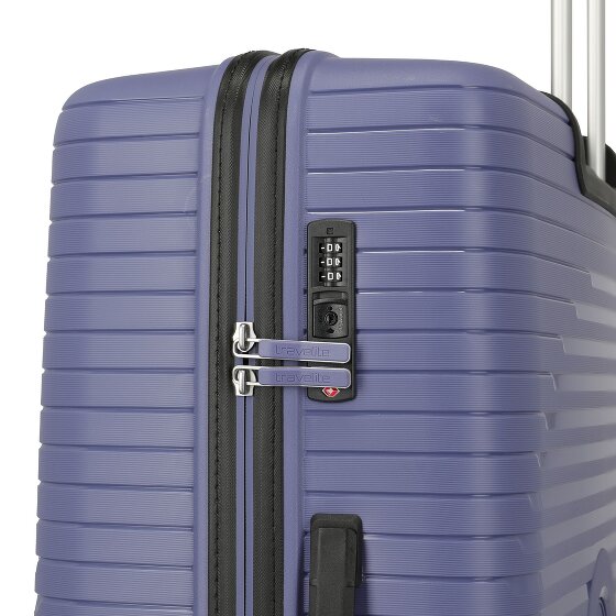 Travelite Orbita 4 ruote Set di valigie 3 pezzi con piega di espansione