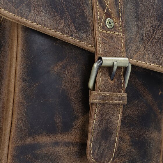 Greenburry Vintage Messaggero Pelle 40 cm Scomparto per laptop