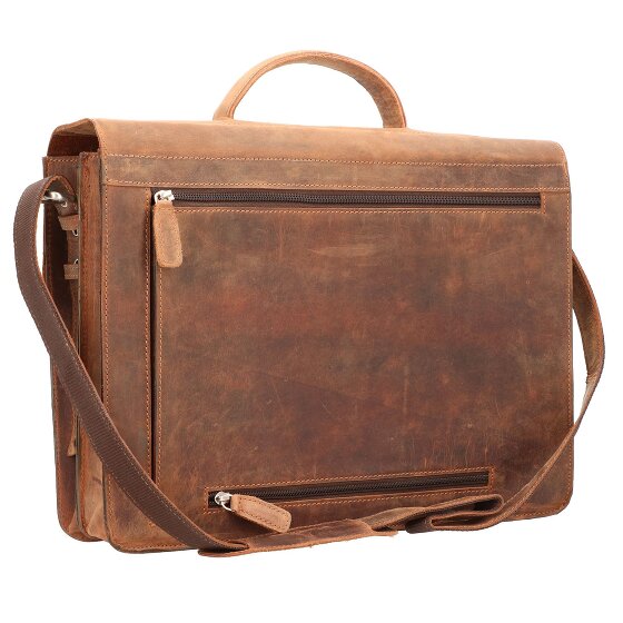 Plevier Retro Darwin Valigetta Pelle 41 cm Scomparto per laptop