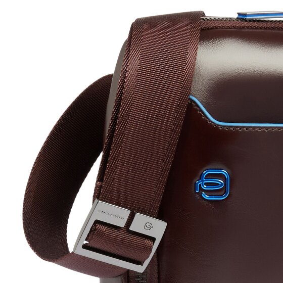 Piquadro Blue Square Borsa a tracolla Vera Pelle 21 cm