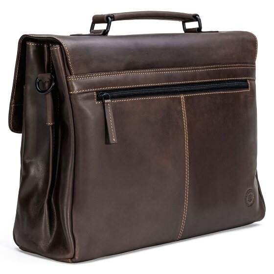 Farmhood Nashville Cartella XL 2 scomparti in pelle 39 cm