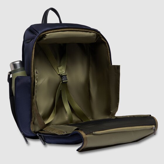 Piquadro Zaino da viaggio breve in pelle 43 cm scomparto per laptop
