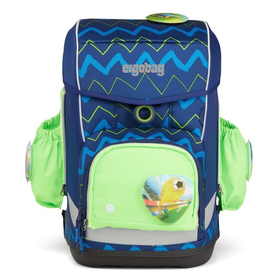 Ergobag Accessori Tasche laterali di sicurezza a led fluo Set 3 pezzi.