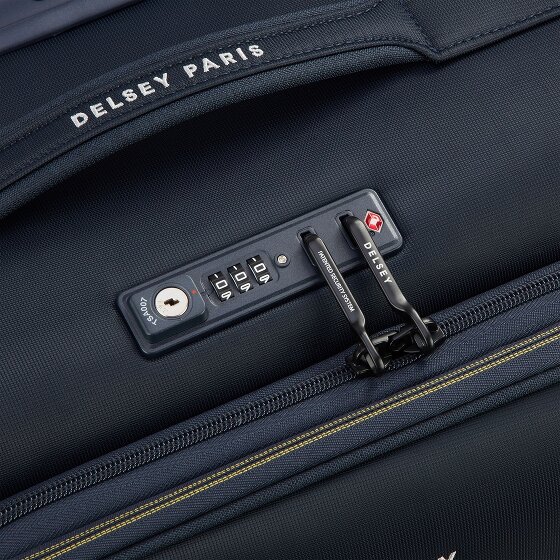 Delsey Paris Brochant 3 4 ruote Trolley cabina 55 cm espandibile