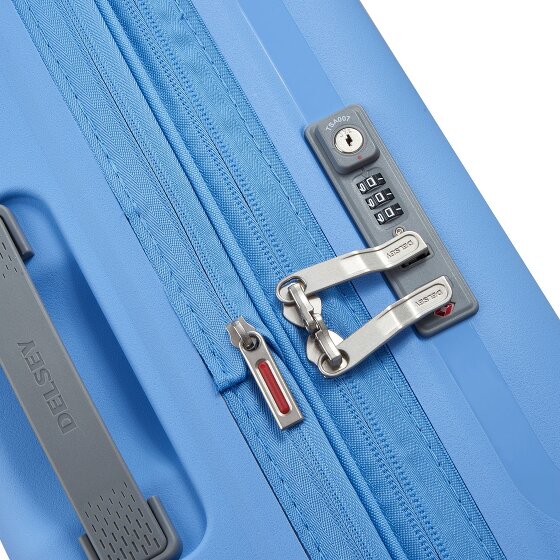 Delsey Paris Carrello cabina Clavel a 4 ruote da 55 cm con piega ad espansione