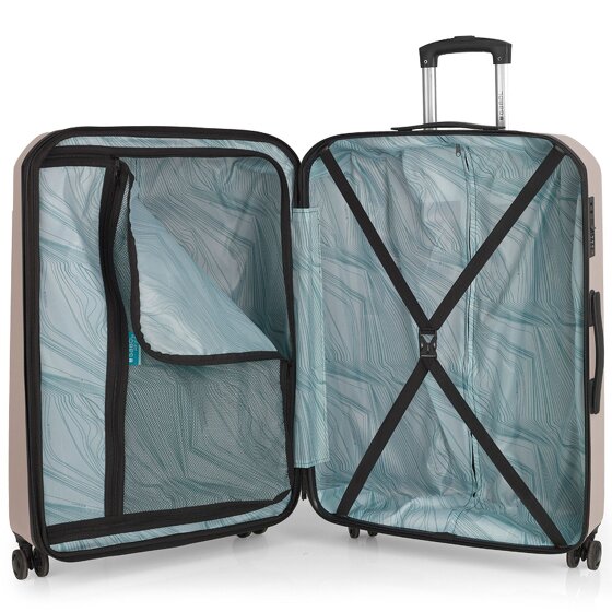 Gabol Mercury 4 ruote Carrello L 76 cm con piega di espansione