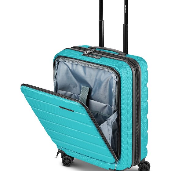 Franky Munich 4.0 4 ruote Trolley cabina 55 cm Vano porta PC espandibile