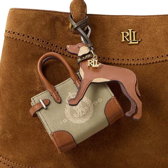Lauren Ralph Lauren Etichetta per borsa Viszla in pelle 10 cm