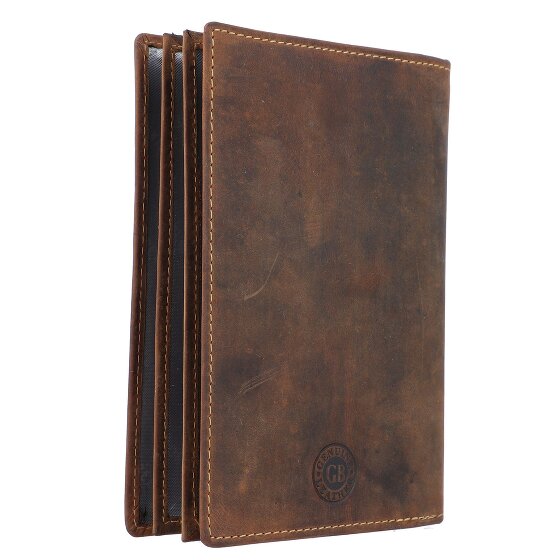 Greenburry Portadocumenti vintage in pelle 12 cm