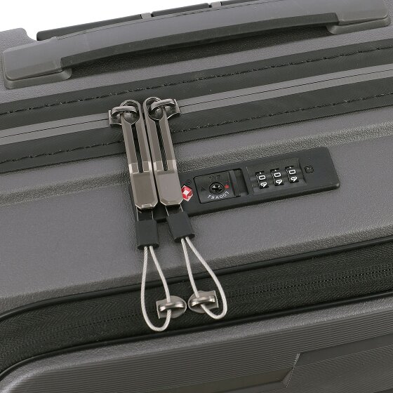 Travelite Air Base 4 ruote Carrello della cabina 55 cm Scomparto per laptop