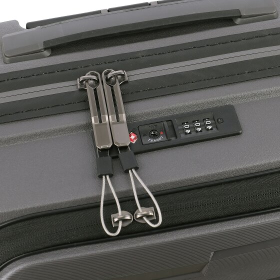 Travelite Air Base 4 ruote Carrello della cabina 55 cm Scomparto per laptop