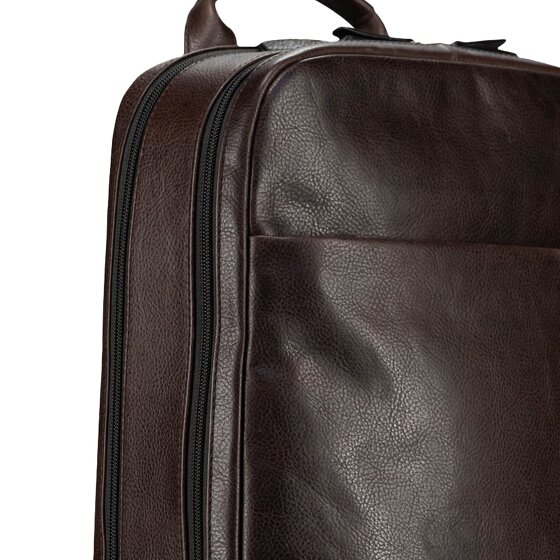 Jost London Zaino da giorno Vera Pelle 44 cm Vano porta PC
