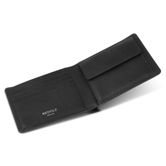Redolz Portafoglio Leather Essentials QF in pelle con protezione RFID, 11,5 cm
