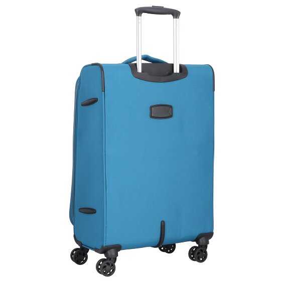 d&n Travel Line 9204 4 ruote Set di valigie 3 pezzi con piega di espansione