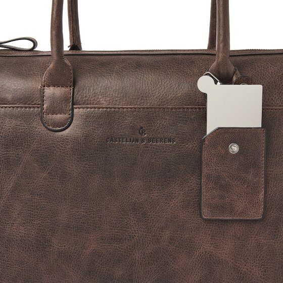 Castelijn & Beerens Carisma Borsa a tracolla RFID in pelle 40 cm Scomparto per laptop