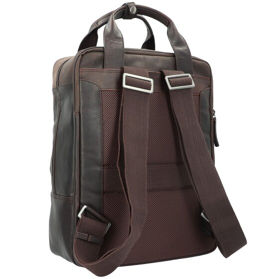 Strellson Zaino Brick Lane in pelle con scomparto per laptop da 42 cm