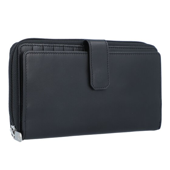 Esquire Nuovo Portafoglio di seta in pelle 19 cm