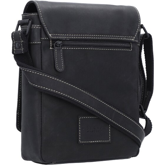 Jack Kinsky Baltimore 3 Borsa a tracolla in pelle 19 cm