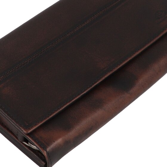 Greenburry Destressed Portafoglio Protezione RFID Pelle 13 cm