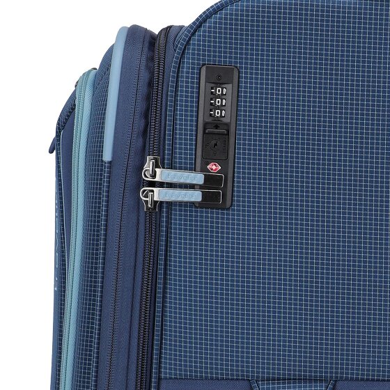 Travelite Corsiica 4 ruote Carrello L 77 cm con piega di espansione